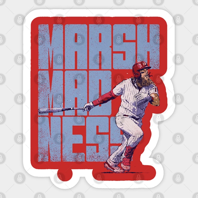 Brandon Marsh Philadelphia Marsh Madness Sticker by Jesse Gorrell